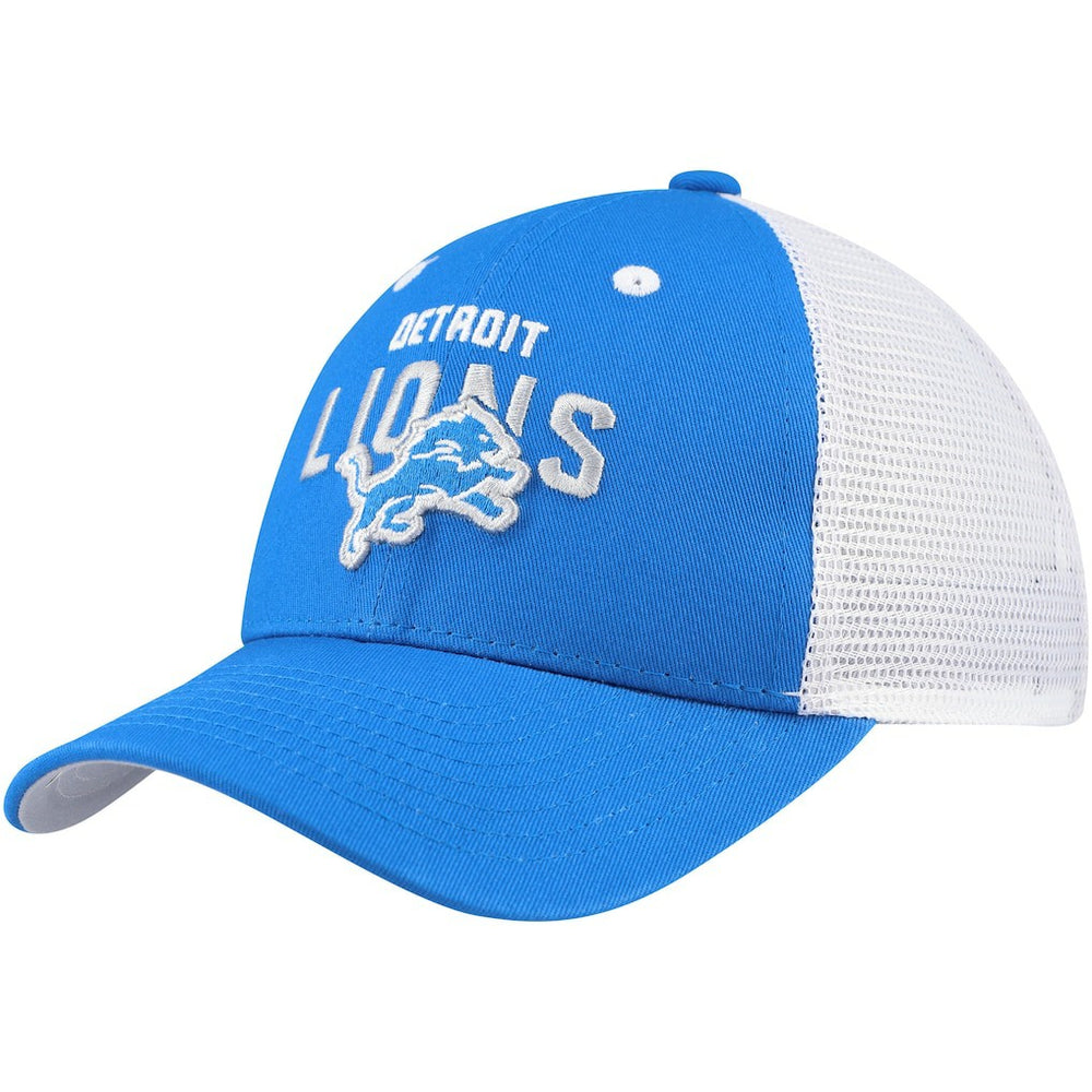 Detroit Lions Preschool Core Lockup Trucker Adjustable hat Blue - NFL