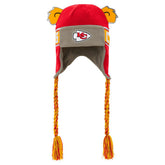 Kansas City Chiefs Youth Wordmark Ears Trooper Knit Hat Red - NFL
