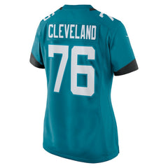 Ezra Cleveland Jacksonville Jaguars Women's Game Jersey Teal - Nike