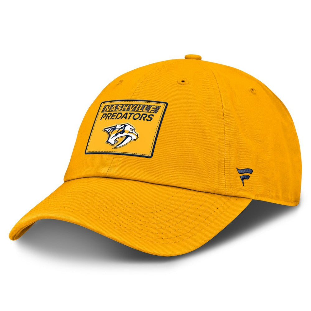 Nashville Predators - Fanatics Authentic Pro Prime Adjustable Hat Gold