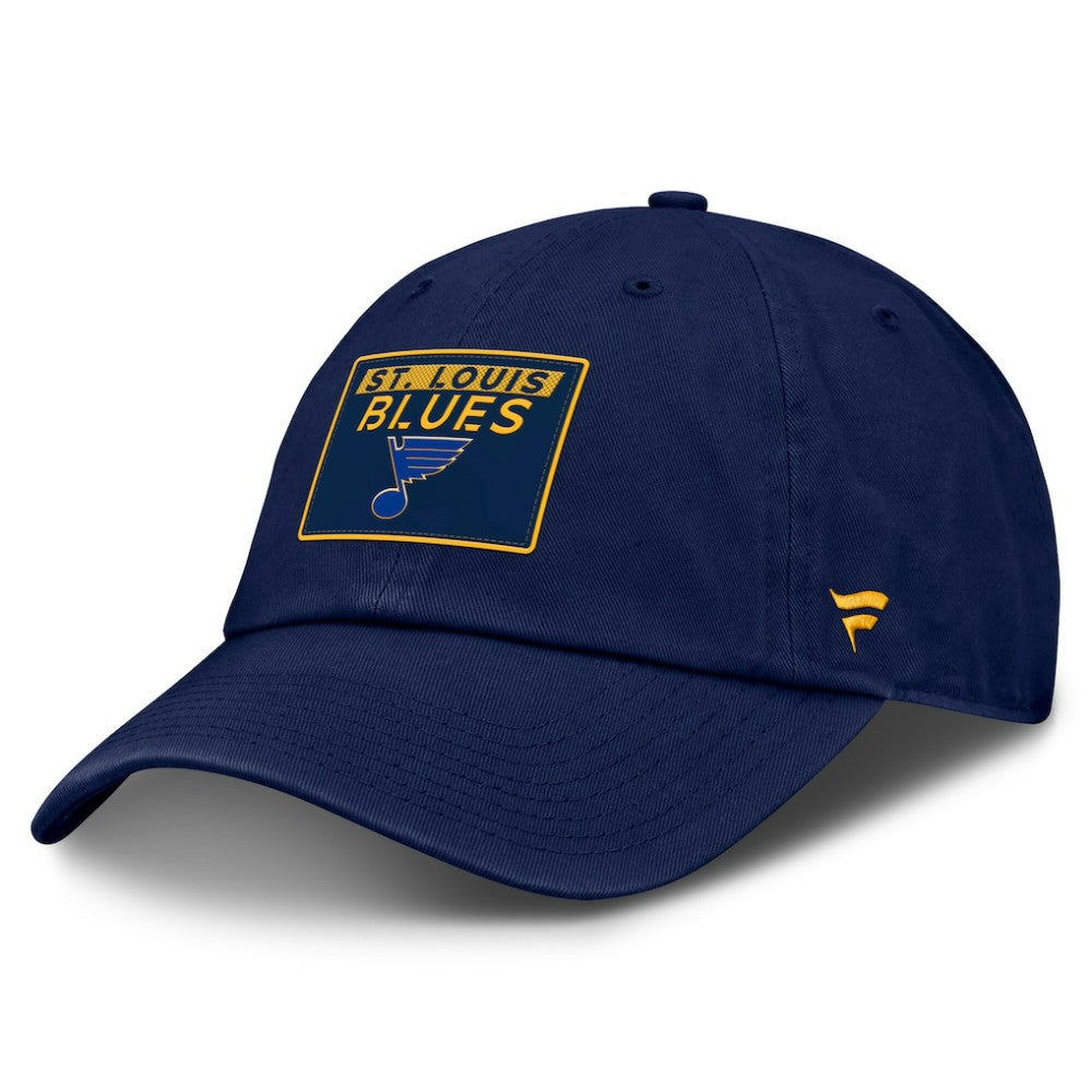 St. Louis Blues - Fanatics Authentic Pro Prime Adjustable Hat Navy