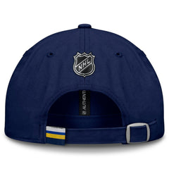 St. Louis Blues - Fanatics Authentic Pro Prime Adjustable Hat Navy