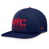 New York Rangers Fanatics Authentic Pro Hometown Rink Foam Trucker Snapback Hat Navy/Red