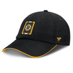 Boston Bruins Fanatics Authentic Pro Ripstop Adjustable Hat Black/Gold