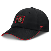 Ottawa Senators - Fanatics Authentic Pro Ripstop Adjustable Hat Black/Red