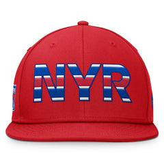 New York Rangers Fanatics Authentic Pro Team Rink Snapback Hat Red