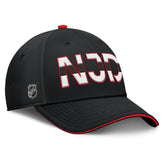 New Jersey Devils - Fanatics Authentic Pro Rink Team Code Flex Hat Black/Red