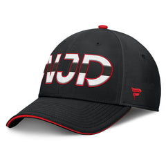 New Jersey Devils - Fanatics Authentic Pro Rink Team Code Flex Hat Black/Red