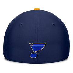 St. Louis Blues - Fanatics Authentic Pro Rink Team Code Flex Hat Navy/Gold