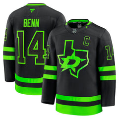 Jamie Benn Dallas Stars - Fanatics Alternate Premium Jersey Black