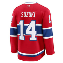 Nick Suzuki Montreal Canadiens - Fanatics Home Premium Jersey Red