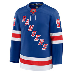 Mika Zibanejad New York Rangers Fanatics Home Premium Jersey Blue