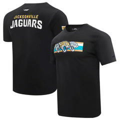 Jacksonville Jaguars Pro Standard Retro Striper T-Shirt Black - NFL
