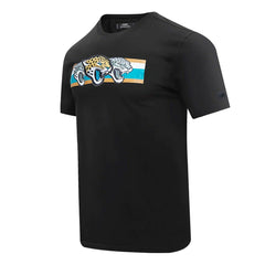 Jacksonville Jaguars Pro Standard Retro Striper T-Shirt Black - NFL
