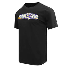 Baltimore Ravens Pro Standard Retro Striper T-Shirt Black - NFL
