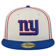 New York Giants New Era Soutache 59FIFTY Fitted Hat Cream - NFL