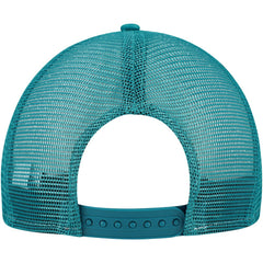 Jacksonville Jaguars New Era Half Stripe Trucker A-Frame 9FIFTY Snapback Hat Teal/Black - NFL