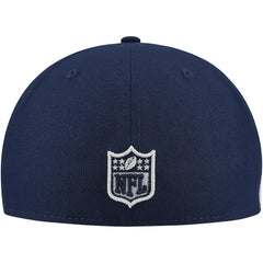 New England Patriots New Era Checkered Undervisor 59FIFTY Fitted Hat Navy - NFL