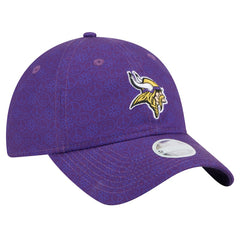 Minnesota Vikings New Era Women's Smiley 9TWENTY Adjustable Hat Purple - NFL