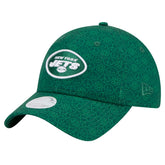 New York Jets New Era Women's Smiley 9TWENTY Adjustable Hat Green - NFL