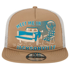 Jacksonville Jaguars New Era Meet Me 9FIFTY Snapback Hat Tan - NFL