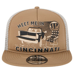 Cincinnati Bengals New Era Meet Me 9FIFTY Snapback Hat Tan - NFL