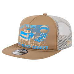 Los Angeles Chargers New Era Meet Me 9FIFTY Snapback Hat Tan - NFL