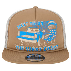 Los Angeles Chargers New Era Meet Me 9FIFTY Snapback Hat Tan - NFL