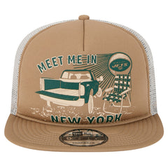 New York Jets New Era Meet Me 9FIFTY Snapback Hat Tan - NFL