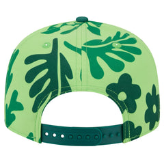 New York Jets New Era Leafy 9FIFTY Snapback Hat Light Green - NFL