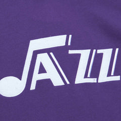 Mitchell & Ness - Utah Jazz Hardwood Classics Nights Raglan Pullover Hoodie - Purple