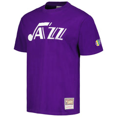 Mitchell & Ness - Utah Jazz Hardwood Classics Nights Premium T-Shirt - Purple