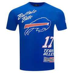 Josh Allen Buffalo Bills Pro Standard Fast Lane Name & Number Player T-Shirt Royal - NFL