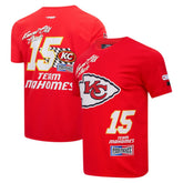 Patrick Mahomes Kansas City Chiefs Pro Standard Fast Lane Name & Number Player T-Shirt Red - NFL