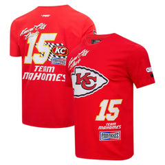 Patrick Mahomes Kansas City Chiefs Pro Standard Fast Lane Name & Number Player T-Shirt Red - NFL