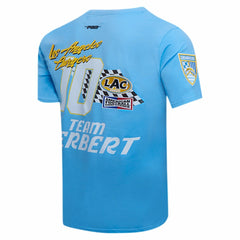 Justin Herbert Los Angeles Chargers Pro Standard Fast Lane Name & Number Player T-Shirt Powder Blue - NFL