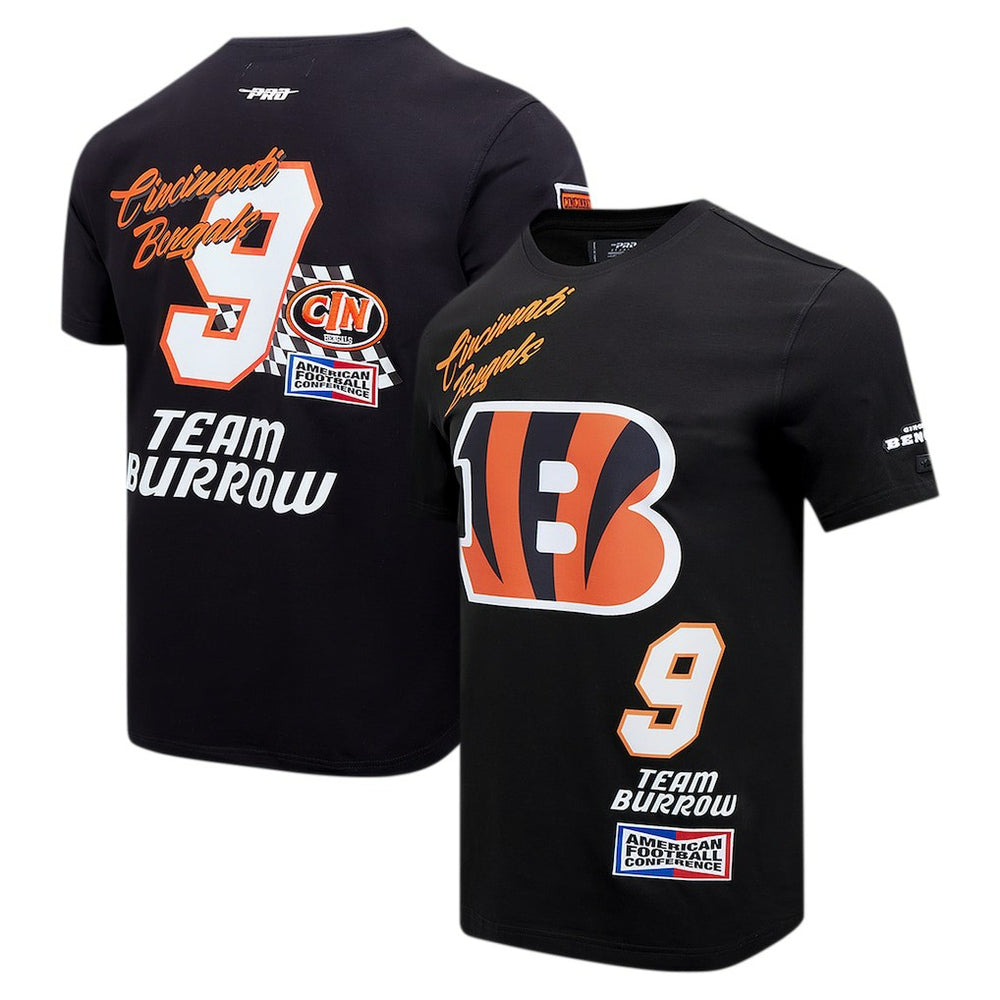 Joe Burrow Cincinnati Bengals Pro Standard Fast Lane Name & Number Player T-Shirt Black - NFL