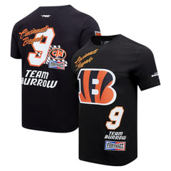 Joe Burrow Cincinnati Bengals Pro Standard Fast Lane Name & Number Player T-Shirt Black - NFL
