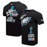 Jalen Hurts Philadelphia Eagles Pro Standard Fast Lane Name & Number Player T-Shirt Black - NFL
