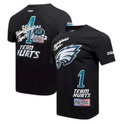 Jalen Hurts Philadelphia Eagles Pro Standard Fast Lane Name & Number Player T-Shirt Black - NFL