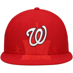 Washington Nationals New Era Shadow Logo 59FIFTY Fitted Hat Lifestyle