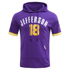 Justin Jefferson Minnesota Vikings Pro Standard Player Name & Number Hoodie T-Shirt Purple - NFL