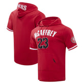 Christian McCaffrey San Francisco 49ers Pro Standard Player Name & Number Hoodie T-Shirt Scarlet - NFL