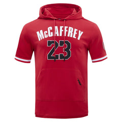 Christian McCaffrey San Francisco 49ers Pro Standard Player Name & Number Hoodie T-Shirt Scarlet - NFL