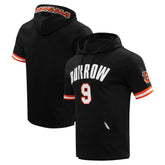 Joe Burrow Cincinnati Bengals Pro Standard Player Name & Number Hoodie T-Shirt Black - NFL