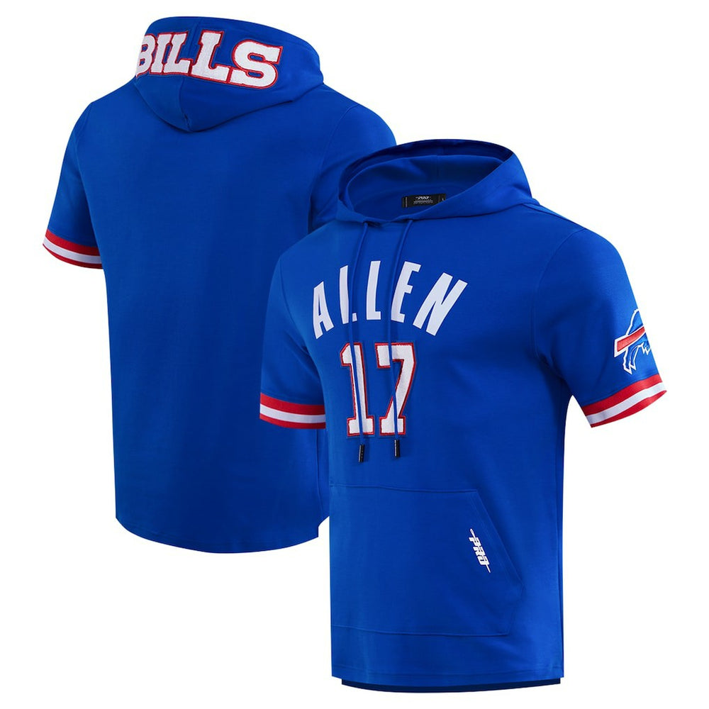 Josh Allen Buffalo Bills Pro Standard Player Name & Number Hoodie T-Shirt Royal - NFL