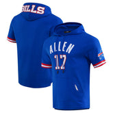 Josh Allen Buffalo Bills Pro Standard Player Name & Number Hoodie T-Shirt Royal - NFL