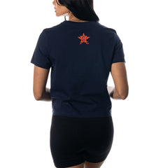 Houston Astros The Wild Collective Women's Twist Front T-Shirt for sale