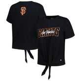 San Francisco Giants The Wild Collective Women's Twist Front T-Shirt Online