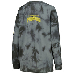 Pittsburgh Pirates The Wild Collective Women's Overdyed Pullover Sweatshirt Clearance